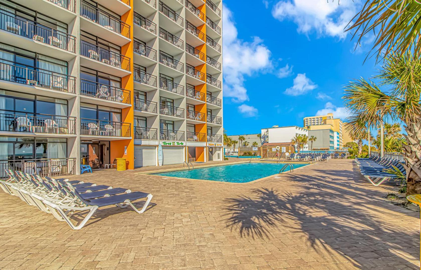 Oceanview 1 Bedroom Suite Landmark Resort 548 Perfect For A Couple Or Party Of 4 Myrtle Beach Eksteriør bilde